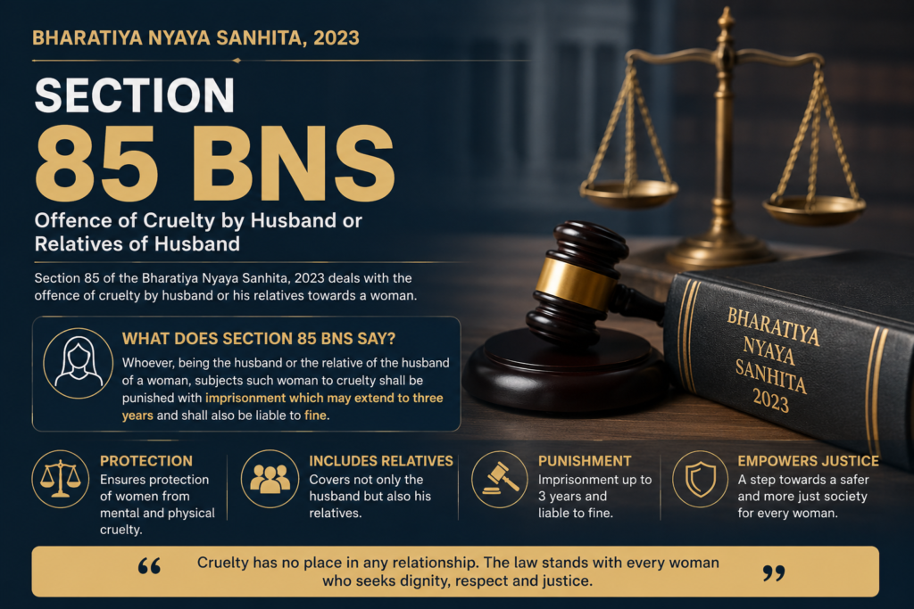 Section 85 BNS: Cruelty by Husband or Relatives